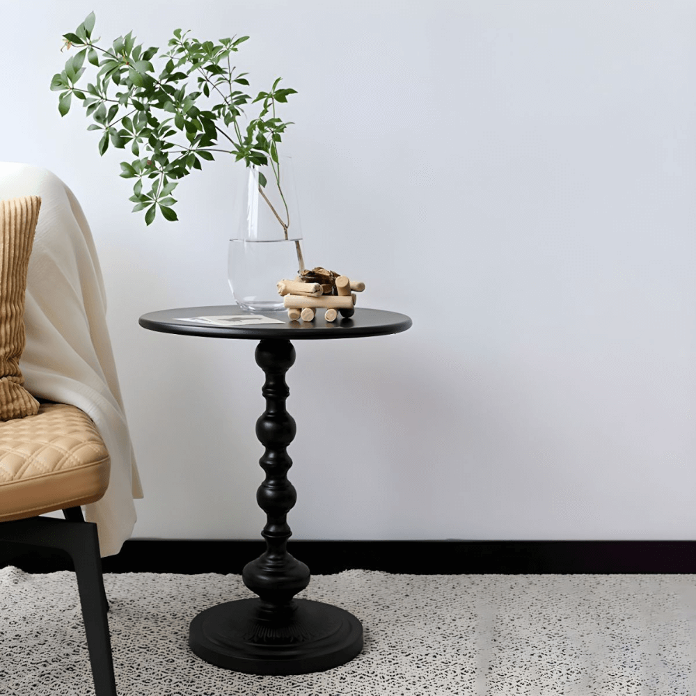 [PRE-ODER] โต๊ะข้าง DEEPWOOD รุ่น COLONNADE สีดำ